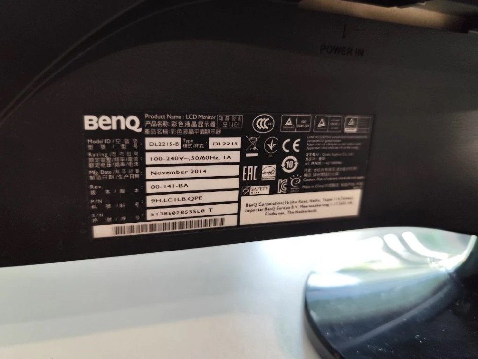 BenQ Dl2215-B, фото 3