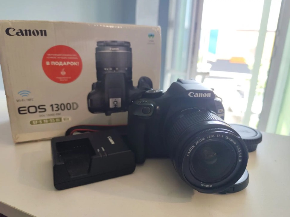 Canon Eos 1300D Kit 18-55Mm, фото 1