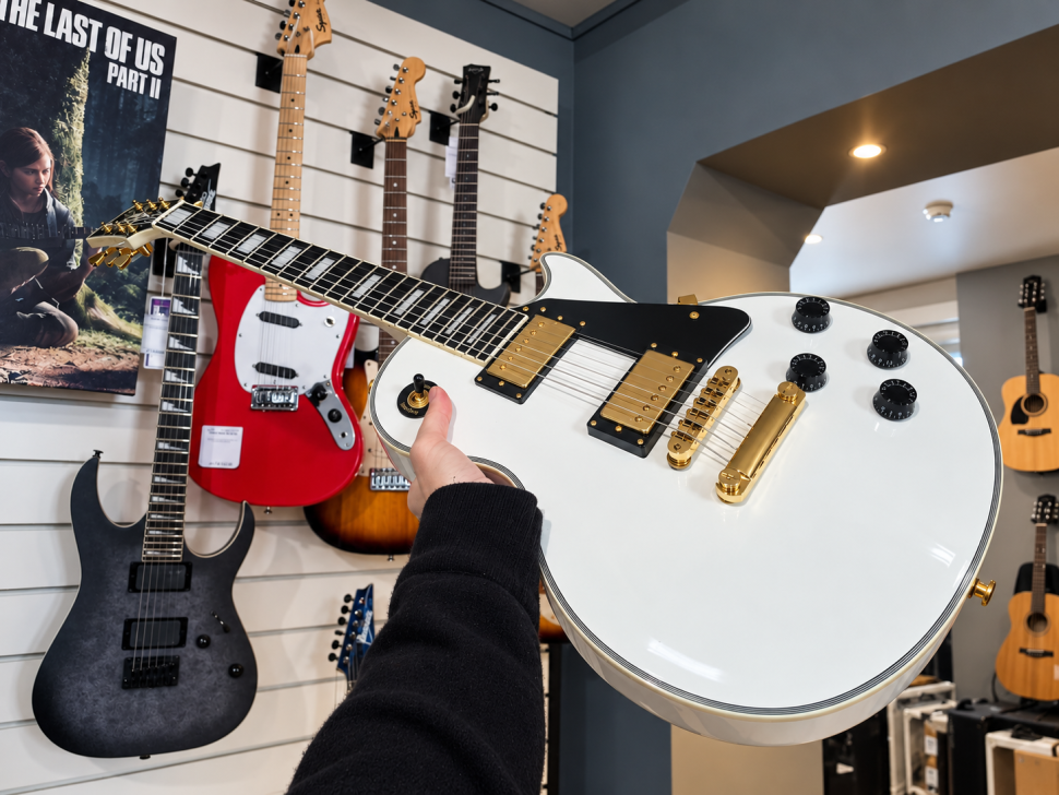 Gibson Les Paul Custom White Copy, фото 1