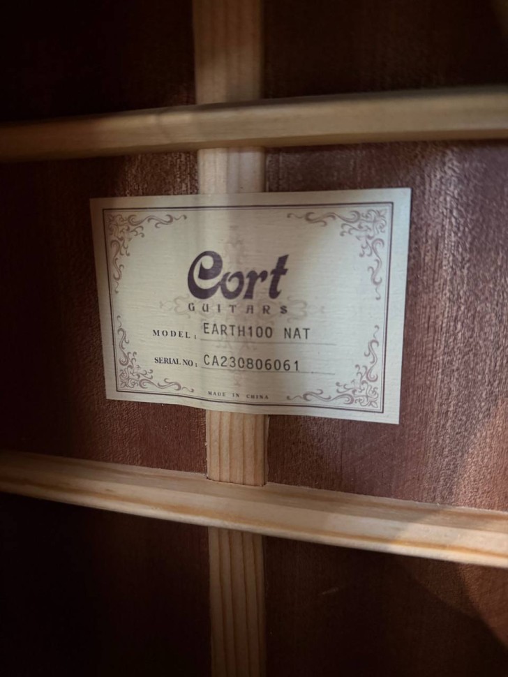 Cort Earth100-Nat, фото 5