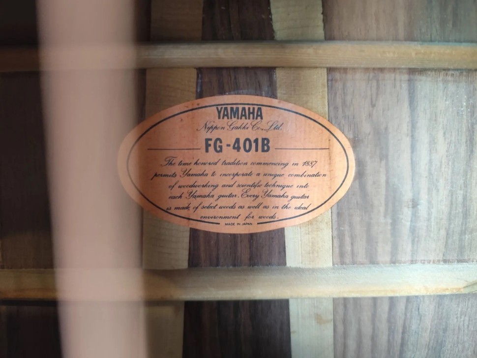 Yamaha Fg-401B, фото 8