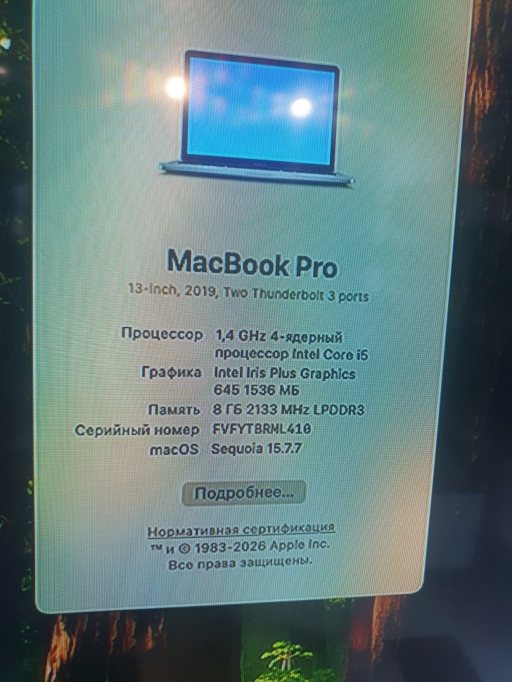 Apple Macbook Pro 13 (2 Thunderbolt), фото 6